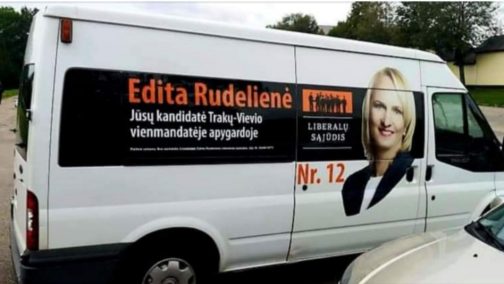 Burbulis įvertino Trakų liberalų agitacinį autobusą