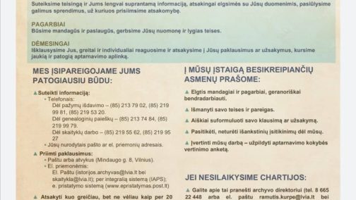 Burbulis apie Trakų piliečio deklaraciją